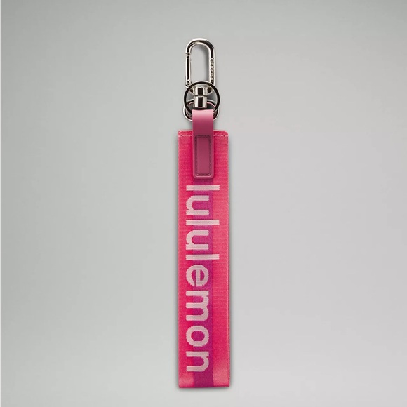 NEW lululemon athletica Pink Keychain Accessory- Never Lost Keychain
Wordmark - Picture 2 of 7